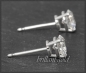 Preview: Diamant Ohrstecker 585 Gold; 1,86ct in Si2